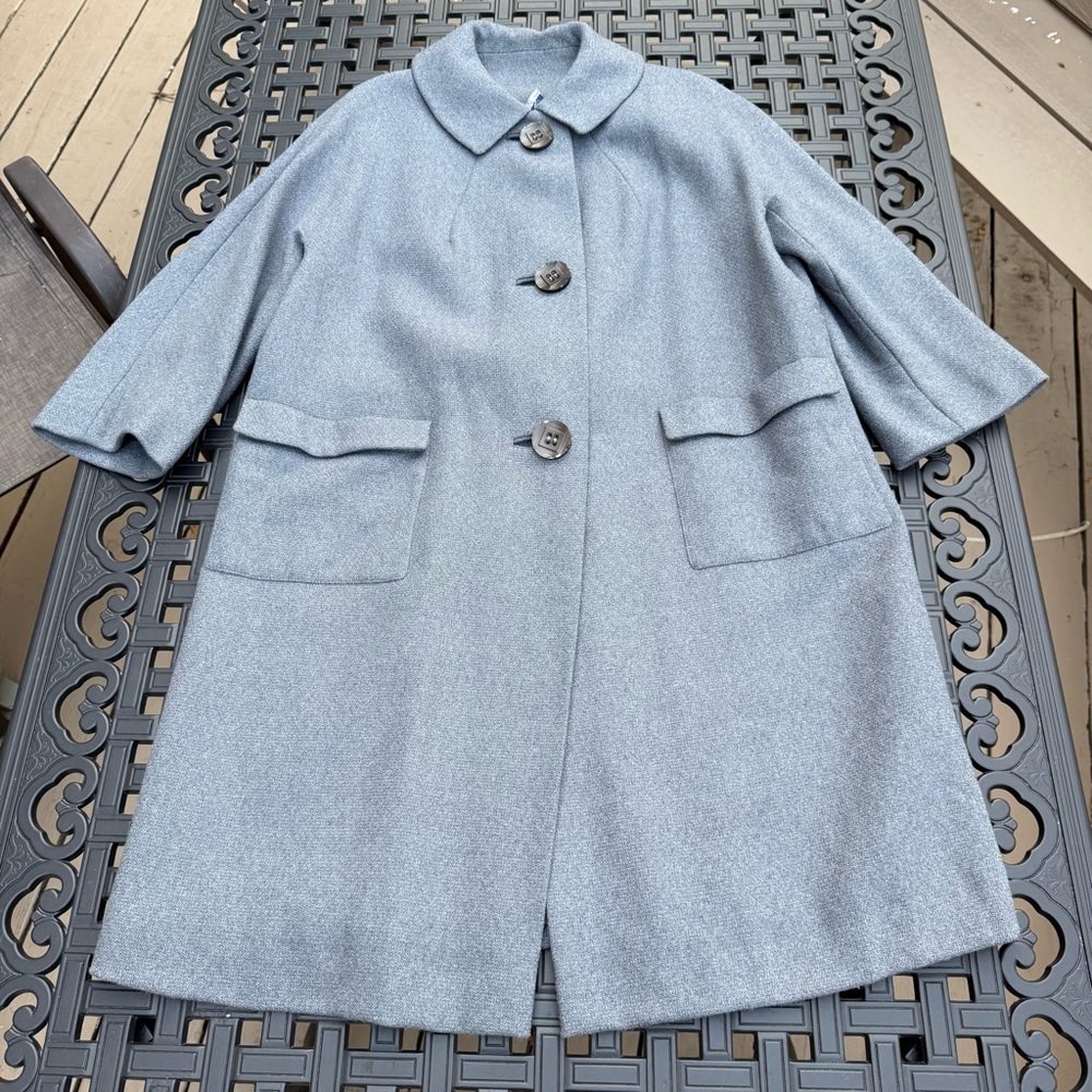 Rare! Vintage Elegant Blue Women's Coat from Mc’Carthy’s Woonsocket RI Size XL